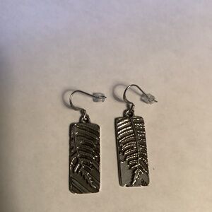 Danforth Pewterers “Woodland Wire” handcrafted pewter earrings
